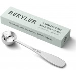 1PCS 1tsp(1/3tbsp, 5 ml) Single Measuring Spoon, Stainless Steel Individual Teaspoon, Metal Measure Scoop with Gift Box