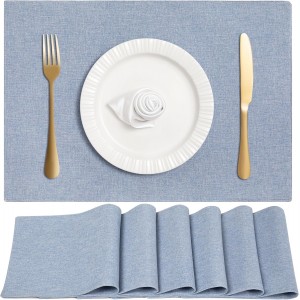 Linen Cloth Double Layers Placemats, Cot...