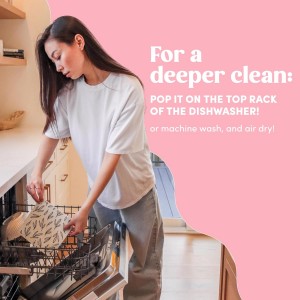 Papaya Reusable Paper Towels, Premium Swedish Dishcloths with Hook, Non-Scratch Reusable Paper Towel, 1 Sheet Replaces 17 Rolls - 2 Sheets, 1 Hook