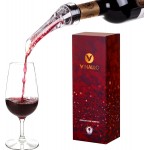 Wine Aerator Pourer Spout Diffuser - Wine Decanter with Aerator Attaches to Wine Bottle for Enhanced Flavor | Premium Quality Wine Air Aerator with Reusable Silicone Wine Stopper | No Drip or Spill
