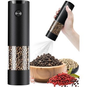 Electric Pepper or Salt Grinder,Adjustab...