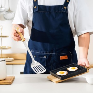 FJNATINH Cooking Utensils - Spatula, Ladle, Skimmer Spoon, Slotted Spatula - 4 Pieces Stainless Steel Wok Utensils Set for Carbon Steel