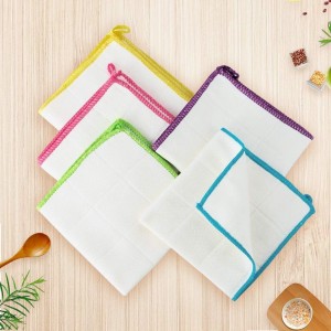 10 Pack Dishcloths White Fiber Dish Cloths Towels Set 12