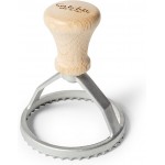 Sur La Table Round Ravioli Stamp, Tan