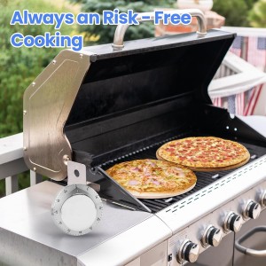 Kitchen Timers for Cooking, Chef Cooking Timer Clock with Loud Alarm - Magnetic Backing 100% Mechanical Desk Timer - No Batteries Required, Countdown Reminder Magnetic - Exquisite Stainless Steel Body