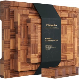 Bamboo Cutting Boards for Kitchen,Choppi...