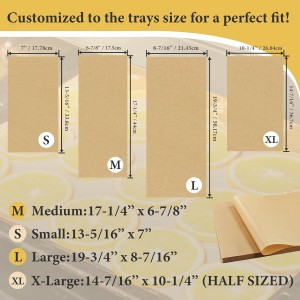 300 PCS Freeze Dryer Tray Mats for Harvest Right Dryer - Freeze Dryer Parchment Paper Set for Medium Trays - Non-Stick Baking Mats One-Off Parchment Paper Harvest Right Accessories (13