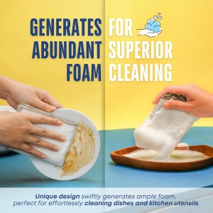 Mother-Earth 6 Pack Cotton Dish Cloths, Ultra Absorbent Quick-Drying Cleaning Cloths, Reusable and Eco-Friendly Dish Rags for Kitchen Use