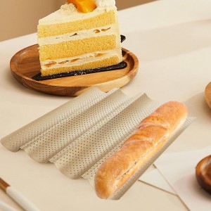 4 Pack Nonstick French Baguette Bread Pan 15