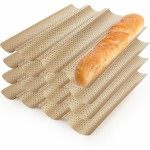 4 Pack Nonstick French Baguette Bread Pan 15
