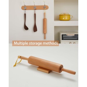 Classic Wood Rolling Pin, 17