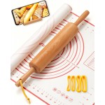 Classic Wood Rolling Pin, 17