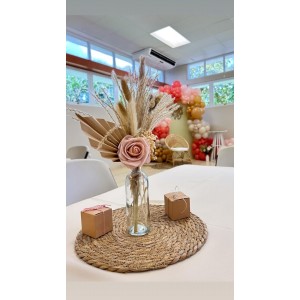 Round Woven Placemats Set of 4, 12