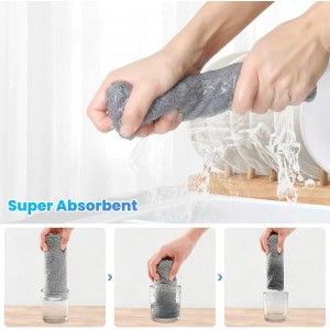 12 Pack Cleaning Cloth,Ultra Soft Absorbent Quick Drying Microfiber Cleaning rags,No scratches,Reusable,Washable,Lint Free Cleaning Towels for Kitchen,Window,Glass,car,11.8