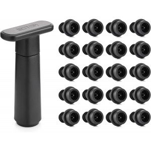 WOTOR Wine Saver Vacuum Pump with 20 Sto...