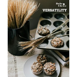 Mini Muffin Pan includes 200 Natural Cupcake Liners, Mini Cupcake Pans Nonstick 24 Cup, Muffin Tin, Carbon Steel Baking Supplies