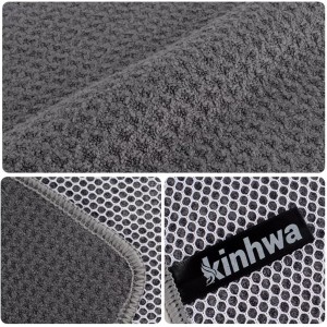 KinHwa Dish Cloths for Washing Dishes Kitchen Washcloths for Dishes Dish Rags for Washing Dishes Absorbent Microfiber Dish Cloths Dish Towels with Scour Scrub Side for Kitchen Cleaning Rags 7inch 9 PC