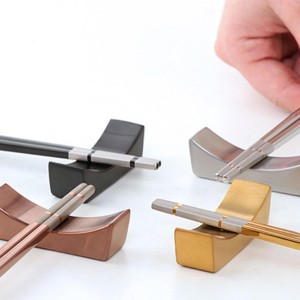Stainless Steel Chopsticks Rest Chinese Japanese Knife Spoon Fork Holder