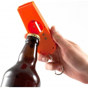 Bottle Opener Portable Beer Bottle Opener Cap Launcher Creative Cap Shooter Toy, Wing Corkscrews
