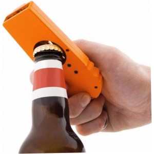 Bottle Opener Portable Beer Bottle Opener Cap Launcher Creative Cap Shooter Toy, Wing Corkscrews