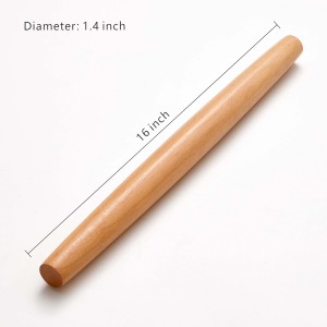 French Rolling Pin for Dough - Fulimax 16