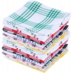 20 Pieces Kitchen Dish Cloths for Washing Cleaning Absorbent Dish Rags Drying Dish Towels for Scrubbing Wipe Glass Home and Household Supplies