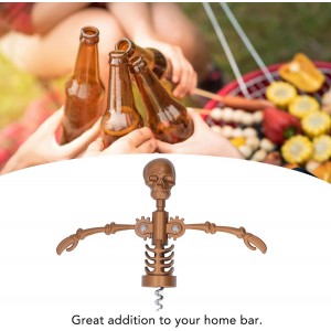 Wine Opener Skull Head Corkscrew Wine Bottle Opener Wine Accessories Wine Opener for Birthdays Graduation Ceremonies Halloween Themed for Wine Enthusiasts