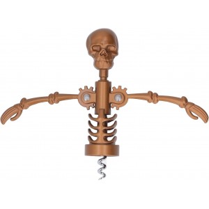 Wine Opener Skull Head Corkscrew Wine Bottle Opener Wine Accessories Wine Opener for Birthdays Graduation Ceremonies Halloween Themed for Wine Enthusiasts