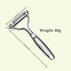 Multifunction Vegetable Peeler Julienne Peeler for Kitchen (2-in-1 peeler)