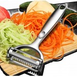 Multifunction Vegetable Peeler Julienne Peeler for Kitchen (2-in-1 peeler)