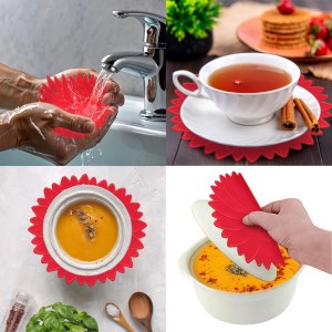 HIC Kitchen Silicone Jar Opener Garlic Peeler, Heat-Safe Silicone, BPA-Free, Set of 2