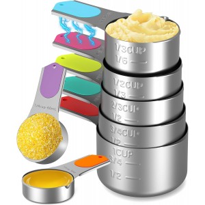 Magnetic Measuring Cups Set of 7, Stainl...