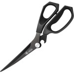 MITSUMOTO SAKARI Japanese Kitchen Shears, Cooking Scissors Titanium Plated for Meat Vegetable Herb