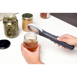 Zyliss Strongboy Jar Opener - Rubberized & Adjustable Jar Opener for Jars Up to 4