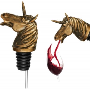 Pour People's Market Unicorn Wine Aerator - Decanter Pour Spout - Great for Wine Parties & Unique Gifts