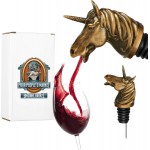 Pour People's Market Unicorn Wine Aerator - Decanter Pour Spout - Great for Wine Parties & Unique Gifts