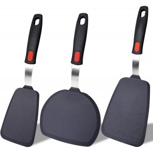 Silicone Spatula Turner Set,3-Pack Spatu...