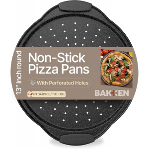 Bakken Pizza Baking Pan - Round Perforat...