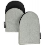 Frigidaire Sasha 2-Pack Cotton and Neoprene Mini Oven Mitts, Heat Resistant, Anti-Slip, Machine Washable, 5.25
