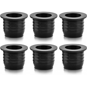 6pcs Liquor Pourer Adapters, 1inch/25mm Liquor Pourer Adapter for Large Olive Oil Bottles and Liquor Bottles, Coverts Liquor or Oil Pourer Spout into a Large Pour Spout