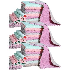 32 Pack Cleaning Cloth Kitchen Cloth, Di...