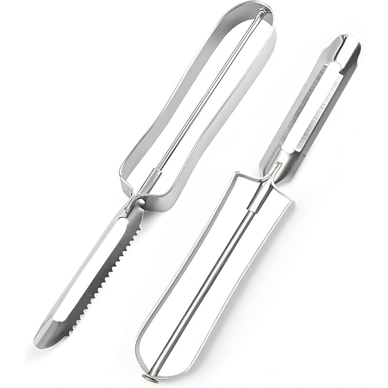 Potato Peelers for Kitchen, 2 Pcs, Just Like Mom's old steel Peeler