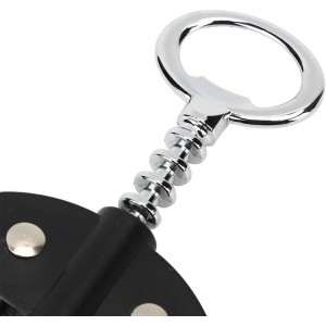 Wine Opener, Zinc Alloy Wing Corkscrew Wine Bottle Opener Cork Puller Remover Kitchen Restaurant Tool for Restaurant, Bar