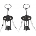 Wine Opener, Zinc Alloy Wing Corkscrew Wine Bottle Opener Cork Puller Remover Kitchen Restaurant Tool for Restaurant, Bar