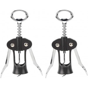 Wine Opener, Zinc Alloy Wing Corkscrew W...