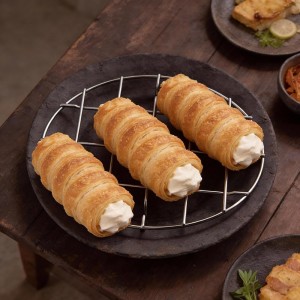 2 Pieces 304 Stainless Steel Cooling Racks, Roasting Rack, Multi-Purpose Cooking Rack Set for Baking, Roasting, Steaming and Cooling, Round and Oval Shapes Included