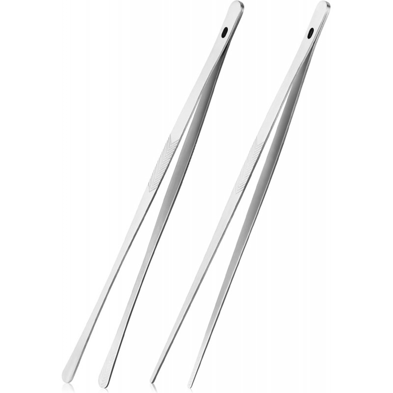 ChefBee Kitchen Cooking Tongs Tweezers - 2PCS 12