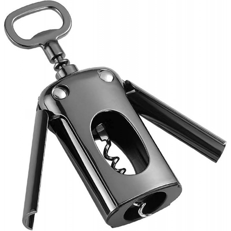 TsoLay Wing Corkscrews, Corkscrew Wine Opener, Wine Corkscrew Stainless Steel Bottle Openers with Ergonomic, High-Strength Drill Bit for Strong Penetration, for Restaurant Kitchen Home