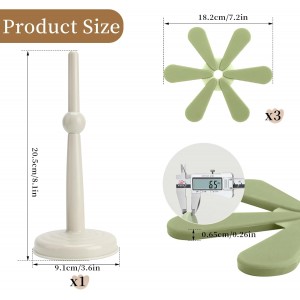 Tree Coasters Set of 3, Silicone Tree Trivets for Hot Dishes, Kitchen, Office Desk, Restaurant Cafe Coaster or Decoration