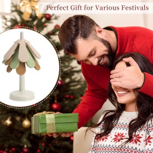 Tree Coasters Set of 3, Silicone Tree Trivets for Hot Dishes, Kitchen, Office Desk, Restaurant Cafe Coaster or Decoration